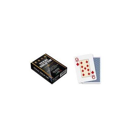 CARTE TEXAS HOLD'EM BLU DAL NEGRO