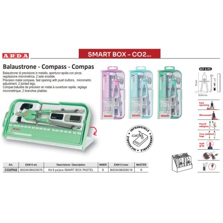 BALAUSTRONI ARDA PASTEL ESP.6 PZ
