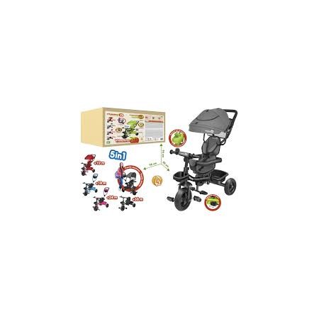 TRICICLO METALLO VITAMINO EVO 2.0 ANTRACITE