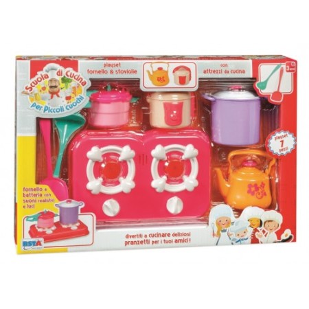 SET CUCINA FORNELLO LUCI E SUONI