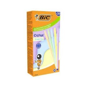 BIRO BIC CRISTAL PASTEL PZ.20