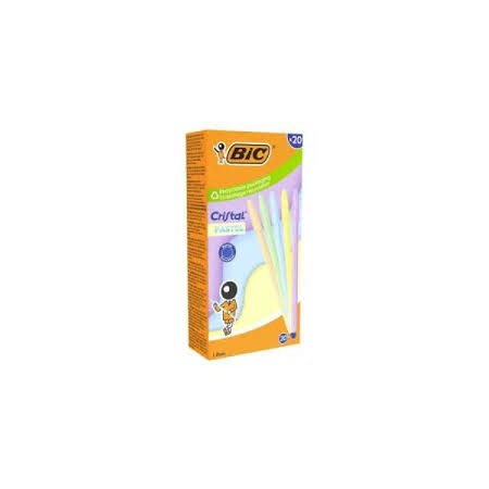 BIRO BIC CRISTAL PASTEL PZ.20