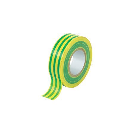 NASTRI ISOLANTI 15MM X MT 10 GIALLO/VERDE G&B