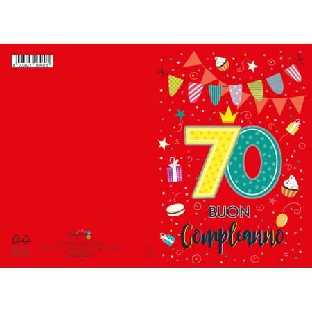 BIGLIETTI MARPIMAR COMPLEANNO 70 ANNI