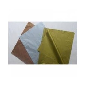 CARTA VELINA METALIZZ. ARGENTO 24PZ