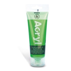 TEMPERA ACRILICA 75ML VERDE FLUO