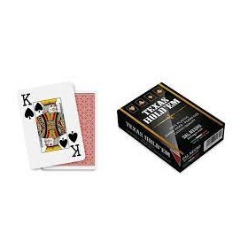 CARTE TEXAS HOLD'EM ROSSO DAL NEGRO