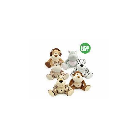 ANIMALI JUNGLA SEDUTI SUPERSOFT 6 ASS. CM.40