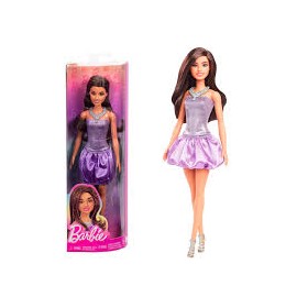 BARBIE FASHIONISTAS VESTITO LILLA GLITTER