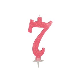 CANDELE GLITTER CM 12 FUXIA N7