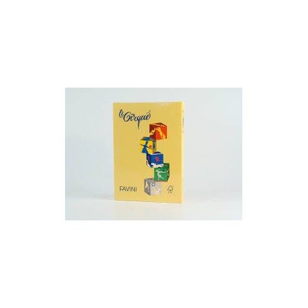 CARTONCINO A4 160 GR. FAVINI GIALLO S. 202