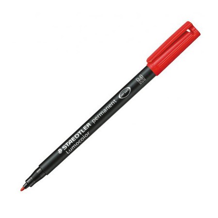 PENNARELLI LUMOCOLOR PUNTA M 10PZ ROSSO