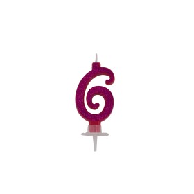 CANDELE CM 7 FUXIA GLITTER N6