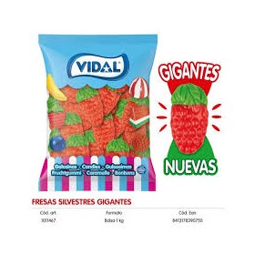 CARAMELLE 1KG FRAGOLE GIGANTI SELVATICHE