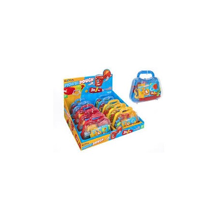 PLASTILINA MORBIDA IN VALIGETTA 3X50GR C/ACCESS.