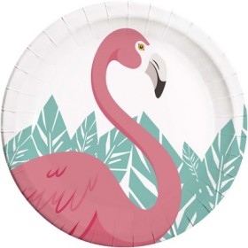 PIATTO 23 CM 8 PZ * FLAMINGO Q