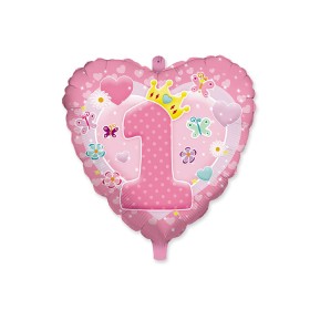 MYLAR CUORE CM.45 PRIMO COMPL. ROSA