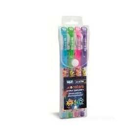 BLISTER 4 BIRO GLITTER PROFUMATE BEST FRIENDS
