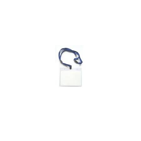 PORTA BADGE IN PVC CON CORDONCINO 148X105 PZ.50