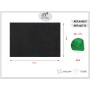 GOMMA EVA 40X60 GLITTER NERO