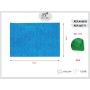 GOMMA EVA 40X60 GLITTER BLU