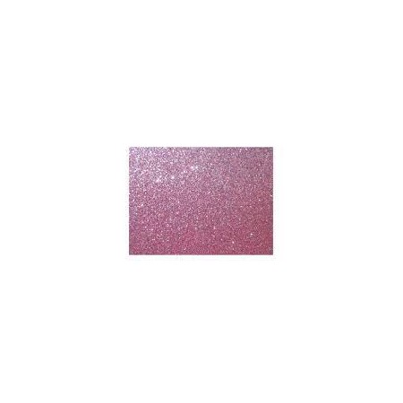 GOMMA EVA 40X60 GLITTER ROSA SCURO