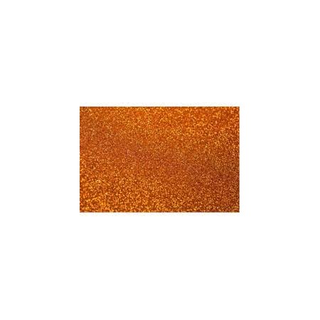 GOMMA EVA 40X60 GLITTER ARANCIONE