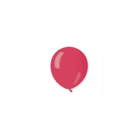 100 PALLONCINI 5 POLLICI METAL (13CM) ROSSI