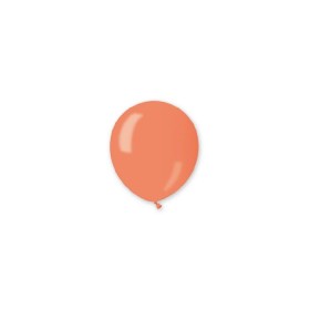 100 PALLONCINI 5 POLLICI METAL (13CM) ARANCIONE