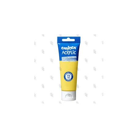 COLORI ACRILICI TUBETTO ML.75 GIALLO LIMONE PZ.6