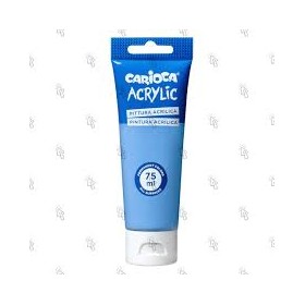 COLORI ACRILICI TUBETTO ML.75 AZZURRO PZ.6