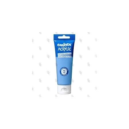 COLORI ACRILICI TUBETTO ML.75 AZZURRO PZ.6