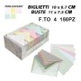 BIGLIETTI E BUSTE F.TO 4 COL.TENUI PERLATI 150+150