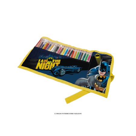 ROTOLI CON 24 PASTELLI BATMAN