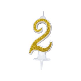 CANDELE CM 7 ORO GLITTER N2