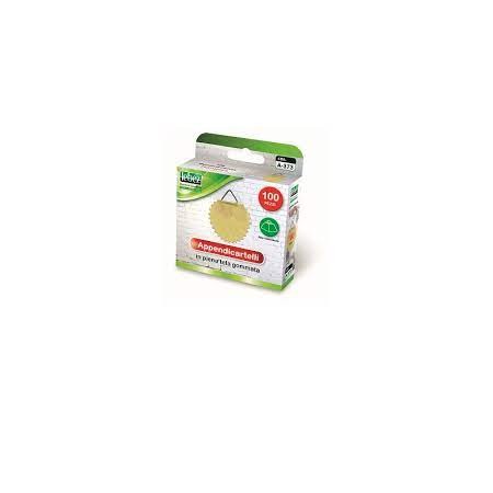 APPENDICARTELLI TELATI 100PZ LEBEZ A-373