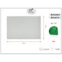 GOMMA EVA 40X60 GLITTER ARGENTO