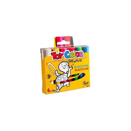 PLASTILINA PZ.6 TOY COLOR