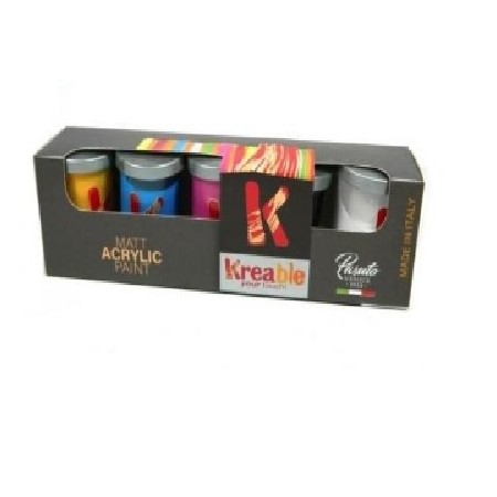 COLORI ACRILICI 5 VASETTI ML 25