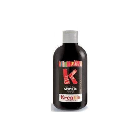 COLORI ACRILICI NERO 500 ML