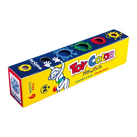 COLORI A DITA TOY COLOR 25 ML X 6
