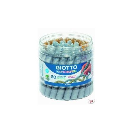 COLLE GLITT. GIOTTO BARATTOLO X 50 COL. ORO/ARGENTO