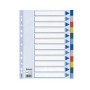 SEPARATORI IN PPL A4 12 TASCHE COLORATI