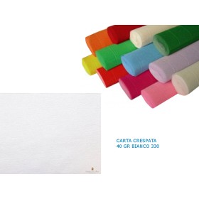 CARTA CRESPATA 40 GR BIANCO 330