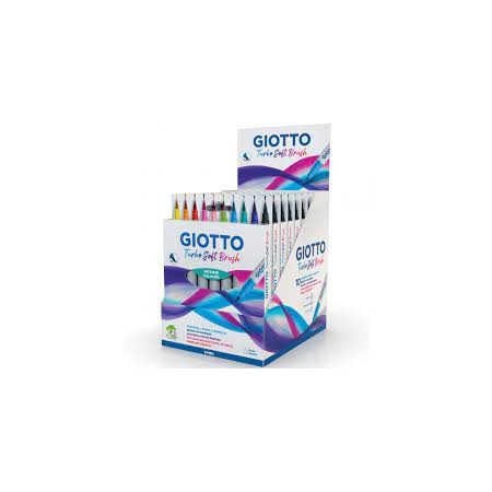 PENNARELLI TURBO SOFT BRUSH FLUO X 10