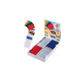 PORTA CARDS  6 COL. ASS. PZ.100 SEI