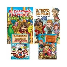ALBUM DA COLORARE PIRATI