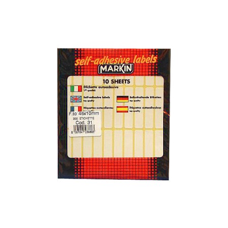 ETICH. ADES. IN BUSTA MARKIN 14X14