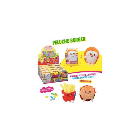 BURGER TOY PELUCHE X 12