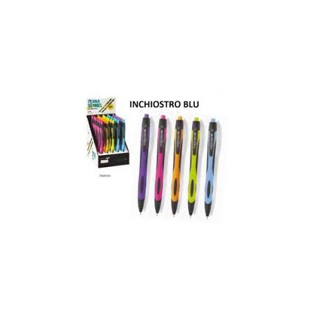 BIRO GEL FUSTO COLORATO INCHIOSTRO BLU PZ.30